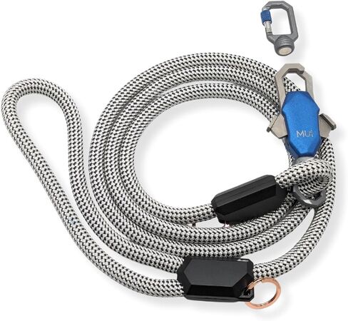 Magnetic Dog Leashes for Large Dogs Heavy Duty, Premium 6 Foot Dog Leash with Easy Dual-Hook Connection Works with Any Collar or Harnesses, Tangle-Free, Strong and Secure Dog Lead by MUI (1/3 inch) in Saudi Arabia