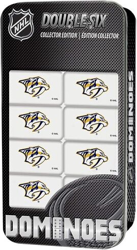 لعبة ماستربيسز NHL Nashville Predators Collector Edition Double Six Dominoes in Saudi Arabia