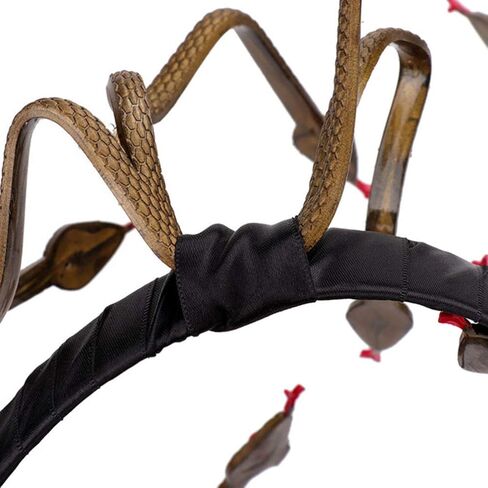 Medusa Cosplay Costume Headband Headdress Dress- up Headpiece Halloween Snake Hairband for Carnival Masquerade Scary Crown Women Party Supplies, (MN29531Q1A426F17OTK) in Saudi Arabia