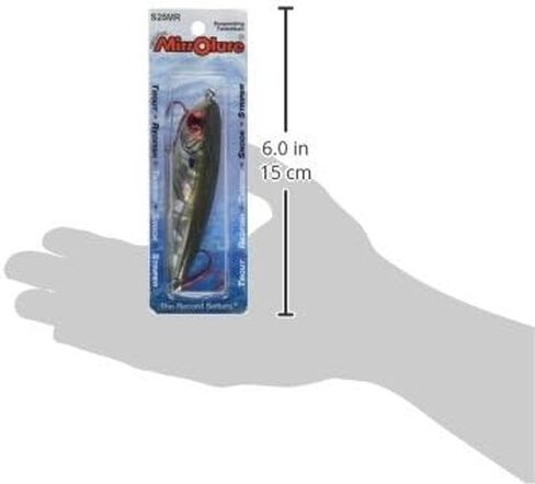 MirrOLure S25MR-18 S3 Catch 5 تعليق أخضر Bk/أبيض/فضي 3.5 بوصة 3/4 أونصة in Saudi Arabia