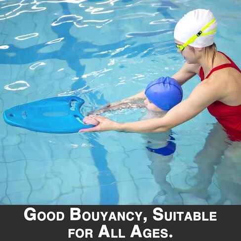 Water Gear Ergo Kickboard - High Performance - Moves Easily Through Water - Reduces Shoulder Strain - for Kids Swimming Board - Blue in Kuwait