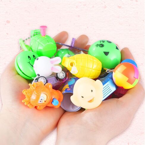 100 بيضة عيد الفصح مع ألعاب داخل الألعاب لبيض عيد الفصح المملوء، بيض عيد الفصح البلاستيكي مقاس 2.5 بوصة لحشو سلة عيد الفصح، حشو صيد بيض عيد الفصح، هدايا حفلات عيد الفصح للأطفال الصغار الأولاد والبنات in Kuwait