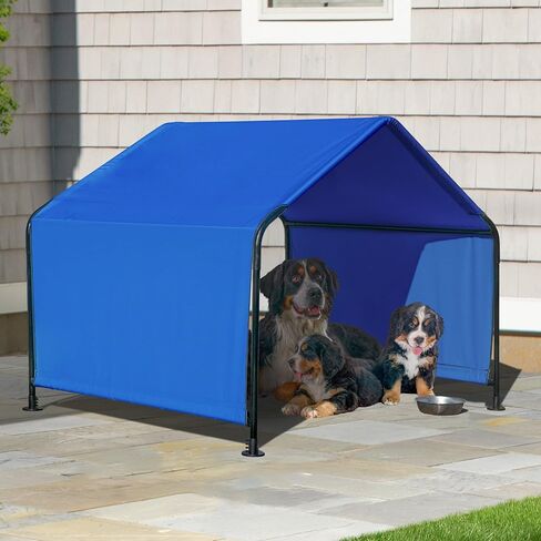 ShelterLogic 5' Outdoor Pet Shade, Versatile Pet Canopy Tent for Medium to Large-Breed Dogs, Cats, Small Animals and Livestock, Blue in Saudi Arabia