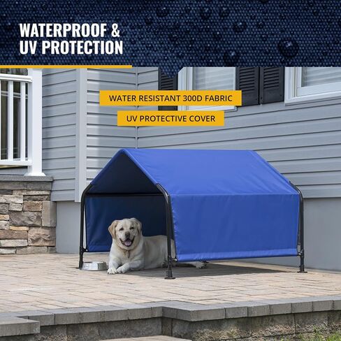 ShelterLogic 5' Outdoor Pet Shade, Versatile Pet Canopy Tent for Medium to Large-Breed Dogs, Cats, Small Animals and Livestock, Blue in Saudi Arabia