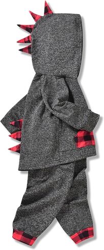 بدلة رياضية بغطاء للرأس على شكل ديناصور للأطفال الصغار من Aalizzwell لخريف وشتاء in Kuwait