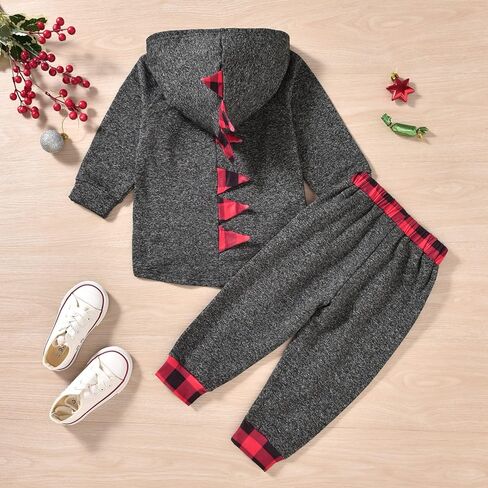 بدلة رياضية بغطاء للرأس على شكل ديناصور للأطفال الصغار من Aalizzwell لخريف وشتاء in Kuwait