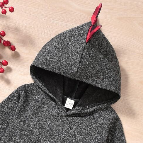 بدلة رياضية بغطاء للرأس على شكل ديناصور للأطفال الصغار من Aalizzwell لخريف وشتاء in Kuwait