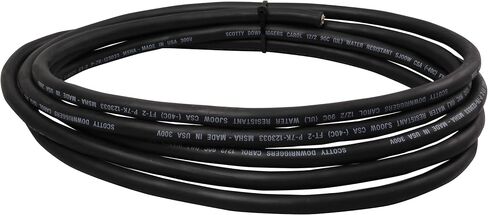 Scotty #1133 Duplex 10/2 Electrical Downrigger Wire, Black, Small in Saudi Arabia