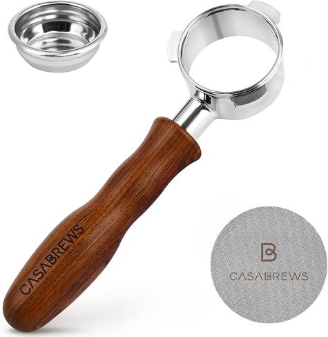 CASABREWS 51mm Bottomless Portafilter, 3 Ears Professional Espresso Portafilter with Filter Basket and Puck Screen, Compatible with CASABREWS CM5418, 3700Essential, 3700Gense, 3700Pro in Saudi Arabia