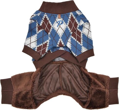 Puppia Cagnie Winter Jumpsuit Warm Cozy Fashionable for Small Dogs, Beige, Large in Saudi Arabia