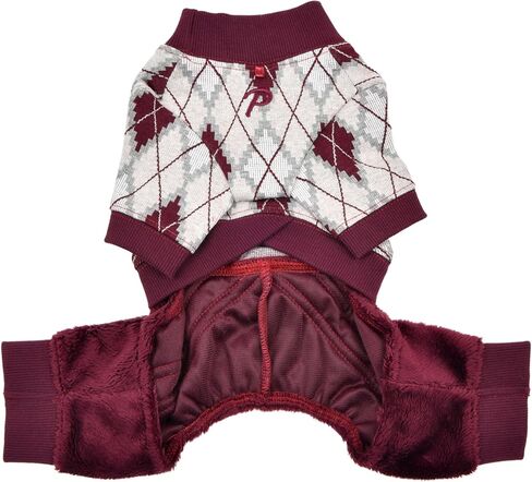 Puppia Cagnie Winter Jumpsuit Warm Cozy Fashionable for Small Dogs, Beige, Large in Saudi Arabia