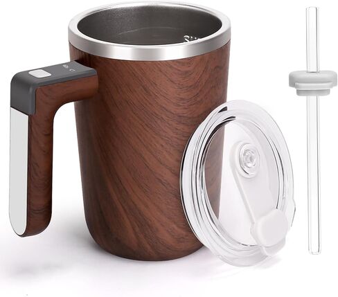 جهاز تسخين كوب القهوة، كوب قهوة مُسخن للتحكم في درجة الحرارة، سخان قهوة/شاي 13 أونصة حتى 140 درجة فهرنهايت مع التحريك الذاتي المغناطيسي in Kuwait