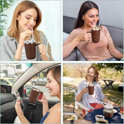 جهاز تسخين كوب القهوة، كوب قهوة مُسخن للتحكم في درجة الحرارة، سخان قهوة/شاي 13 أونصة حتى 140 درجة فهرنهايت مع التحريك الذاتي المغناطيسي in Kuwait