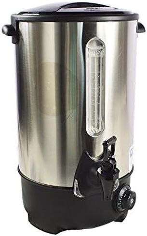 INTBUYING Stainless Steel Large Capacity Commercial Office Kitchen Hot Water Dispense Boiler Instant Boiling Machine Heater Electric Kettle Temperature Control for Coffee Tea with Faucet Tap-21.7L in Saudi Arabia