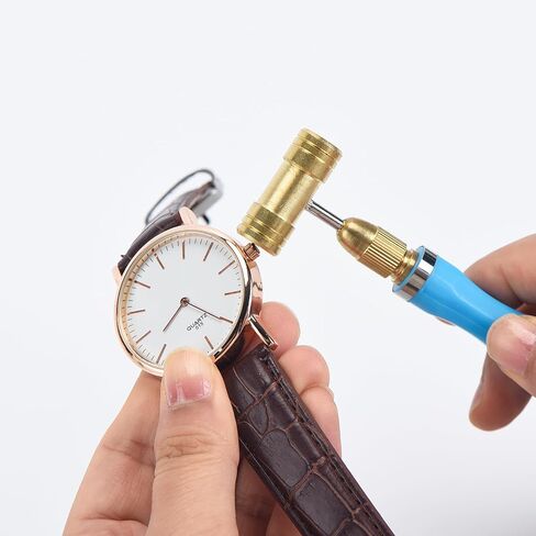 1 Set Mini Copper 3 in 1 Brass Hammer Tools Screw & Driver Graver Set Kit for Watchmaker Teaching Tools Hammer Wood Mini Hammer Jewelry DIY Copper Hammer Copper Watch Repair in Saudi Arabia