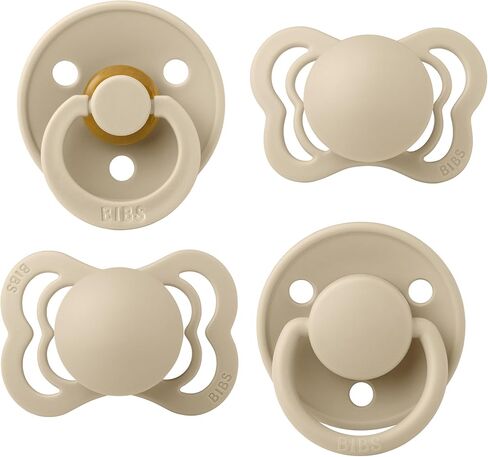 BIBS Pacifier Try-it Collection | Size 0-6 Months | Vanilla in Saudi Arabia