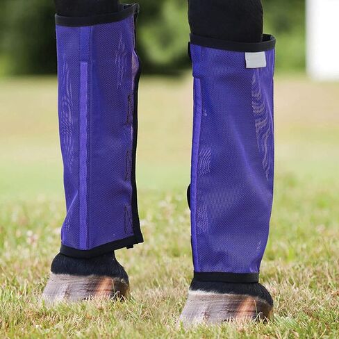 LUXEPET Fly Boots for Horses Set of 4 - Horse Fly Boots - Horse Shoe - Horse Boots & Wraps - Shoofly Leggings for Horses - Horse Supplies - Fly Boots for Horses - Horse Fly Boot - Shoo Fly Boots in Saudi Arabia