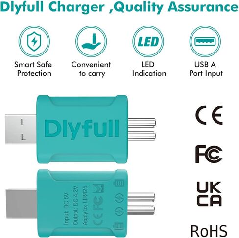 عصي الصيد المتوهجة LED من MEEYO مع بطارية CR425 قابلة لإعادة الشحن وشاحن بطارية، مؤشر لدغة الصيد الليلي، تنبيه ضد الماء، تنبيه العض لنصائح القضيب in Kuwait