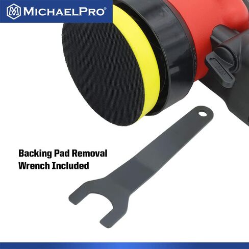 MichaelPro MPA01040 ماكينة سنفرة مدارية عشوائية | 3 بوصة | ماكينة صنفرة النخيل الهوائية للخشب والمركبات والمعادن مقاس 5 مم in Saudi Arabia