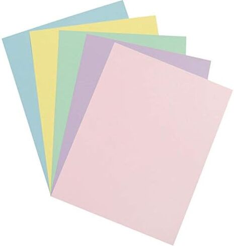 Pacon 101315 Array Card Stock, 65 lb., Letter, Assorted Pastel Colors, 100 Sheets/Pack in Kuwait