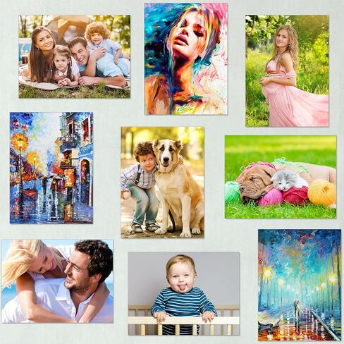 ArtCute 12 قطعة علامات فارغة للصور المعدنية - 8 بوصات × 12 بوصة لافتات معدنية من الألومنيوم فارغة بسمك 0.45 مم علامة صورة فارغة ملصق جداري إطار صورة معدني فارغ للاستخدام الداخلي والخارجي in Saudi Arabia