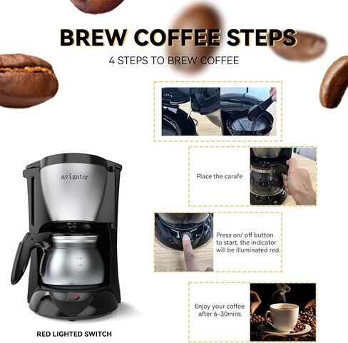 ماكينة صنع القهوة في السيارة 5 أكواب مع ولاعة سجائر لشحن السيارة، ماكينة صنع القهوة للسفر 24 فولت مع تسخين سريع، إبريق من الفولاذ المقاوم للصدأ، متوافقة مع القهوة المطحونة للقيادة RV (أسود فضي) in Kuwait