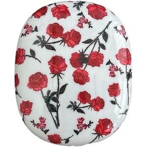 Creative Rose Flower Pattern Design for AirPods Max Headphones,Cute Floral Cases for Women Girls,Earphone Protective Cover for AirPods Max (Blue)