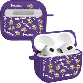 GAME TIME Minnesota Vikings HDX Case Cover Compatible with Apple AirPods Gen 3 (Classic)