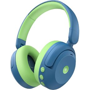 iClever BTH20 Active Noise Cancelling Headphones for Kids, 60H Play Time, 80dBA Safe Volume, Comfortable Fit, Bluetooth5.4, Award-Winning Over Ear Kids Headphones Wireless AUX Cord for Airplane Travel