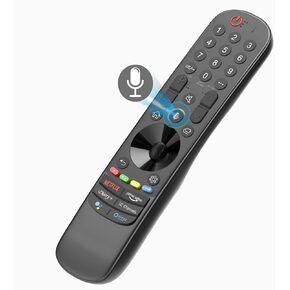 Replacement Voice Remote for LG MR22GN with LG/Google/Amazon Voice Control Button/Pointer/Compabtile with MR21GA MR22GA MR21GA MR20GA MR19BA MR650 AKB75855501..