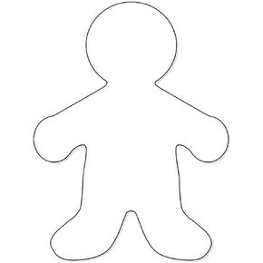 Hygloss White Person Shape Cut Outs - 16-Inch People Paper-Shapes, 100 Pcs.