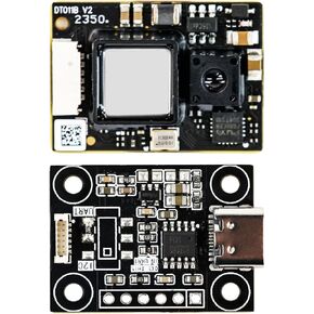 Yahboom Laser Ranging Module Adopt TOF Ranging Principle, High-Precision Single-Point SDM18 Laser Sensor with Serial Port Communication Module Support ROS1 and ROS2 System