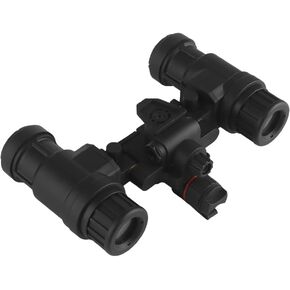 Let Me Be Tactical Dummy Night Vision Binoculars Model, Rotatable Goggles Helmet Mounts Compatible, Simulated Green Light, Cable & Case