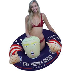 NinoStar تجعل وقت الصيف رائع من الآن - مع دونالد ترامب، حمام السباحة الأمريكي تطفو #TrumpFloat