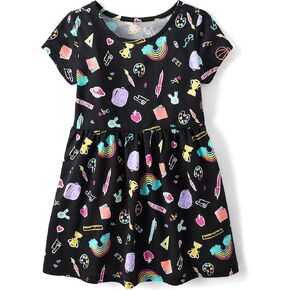 The Children's Place girls Short Sleeve Fashion Dress