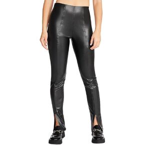 Steve Madden Apparel womens Anastasia Legging Pants, Black, Small US