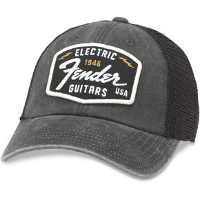 AMERICAN NEEDLE Fender Guitar Baseball Hat, Surplus Collection, Light Blue (FEND-2002A-LTBL)