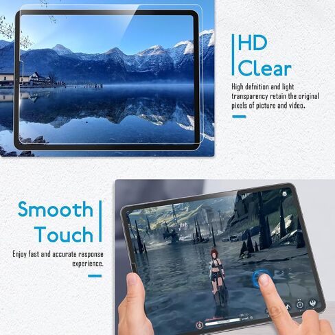 MOBDIK Tempered Glass Screen Protector Compatible with iPad Air 13 inch 2024 [Ultra Clear] [Anti-Scratch] [Case Friendly] [EZ Kit] - 1 Pack in Kuwait
