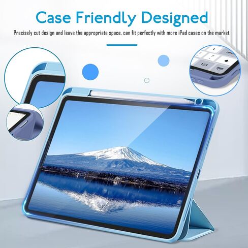 MOBDIK Tempered Glass Screen Protector Compatible with iPad Air 13 inch 2024 [Ultra Clear] [Anti-Scratch] [Case Friendly] [EZ Kit] - 1 Pack in Kuwait