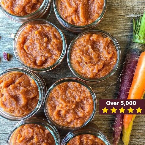 Baby Food Storage Jars w/Lids (8oz, 9 Pack) - Reusable Glass Baby Food Jars with Lids - Puree, Snack, or Breast Milk Storage Containers - Baby Essentials Must Have - Freezer & Microwave Safe in Saudi Arabia