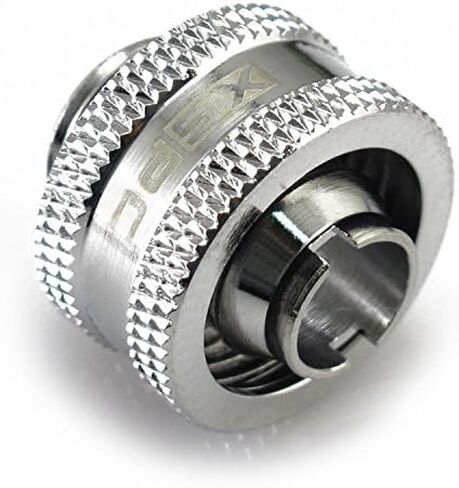 XSPC G1/4" إلى 3/8" ID، 5/8" OD ضغط مناسب V2 للأنابيب الناعمة، كروم أسود، 4 عبوات in Kuwait