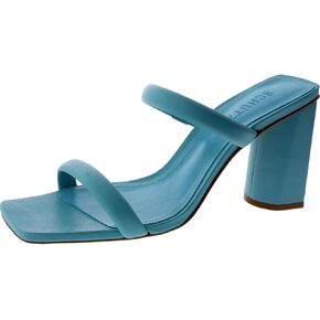 SCHUTZ Women's Ully Double Strap Slip-On Heeled Sandal