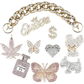 Bling Shoe Charms Jewels Shoes Decoration Accessories Charm for Girls Women Favor Party Birthday Gifts