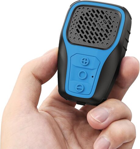 INGA Wearable Bluetooth Speaker, IP67 Waterproof Clip-on Mini Portable Speakers, Wireless Clip Speaker with Built-in Mic, Hands-Free Music and Calls for Work/Riding/Golf/Outdoor(Yellow) in Saudi Arabia