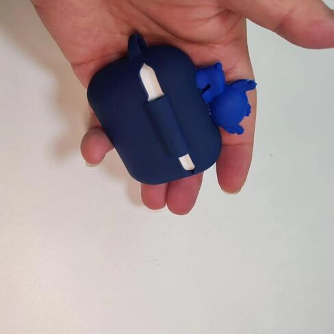 حافظة كرتونية لطيفة من السيليكون لجهاز Apple Airpod 3، مجموعة ملحقات 7 في 1، غطاء واقٍ، حافظة من السيليكون/سلسلة مفاتيح/حلقة تسلق/ملصق غبار معدني/فرشاة تنظيف/حبل مضاد للضياع، أفضل هدية in Kuwait
