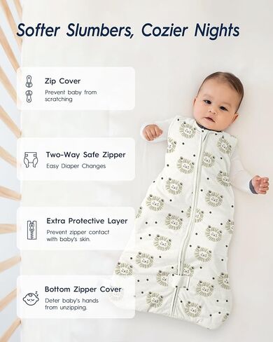 كيس نوم للأطفال الصغار على شكل ديناصور من توتاها 2T-3T-4T، أكياس نوم خفيفة للصيف 0.5 TOG، بطانية ناعمة يمكن ارتداؤها مع سحاب ثنائي الاتجاه، مقاس X-Large in Kuwait