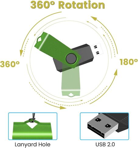 محرك فلاش USB سعة 8 جيجابايت، حزمة واحدة من محرك أقراص USB، عصا ذاكرة الانتقال، محرك دوار معدني بندريف، محرك مضغوط، عصا USB زرقاء 8 جيجابايت، قطعة واحدة مع حبل in Kuwait