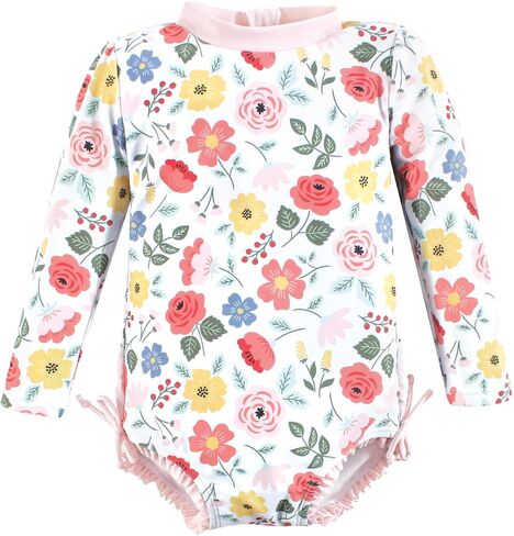 بدلة سباحة للأطفال الصغار Rashguard من Hudson Baby Baby، مقاس 9-12 شهرًا in Kuwait