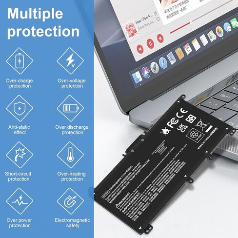 Futurebatt 1F22N 15.2V 60Wh New Laptop Battery Replacement for Dell Alienware M15 M17 R1 G7 7590 7790 G5 5590-D2783W D2743B D2865B D2863W D2842W D2843W Series 0HYWXJ HYWXJ 0JJPFK JJPFK in Kuwait