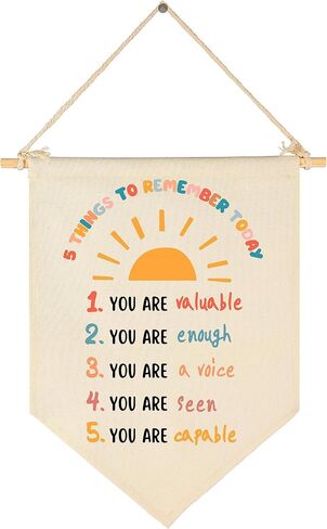 Emotional Guidance Scale- Abraham Hicks Law of Attraction Manifestation Tool- Feelings Vibes Chart-Flag Decor Gift- Banner Wall Sign Gifts for Classroom Playroom Bedroom Living Room Front Door in Saudi Arabia
